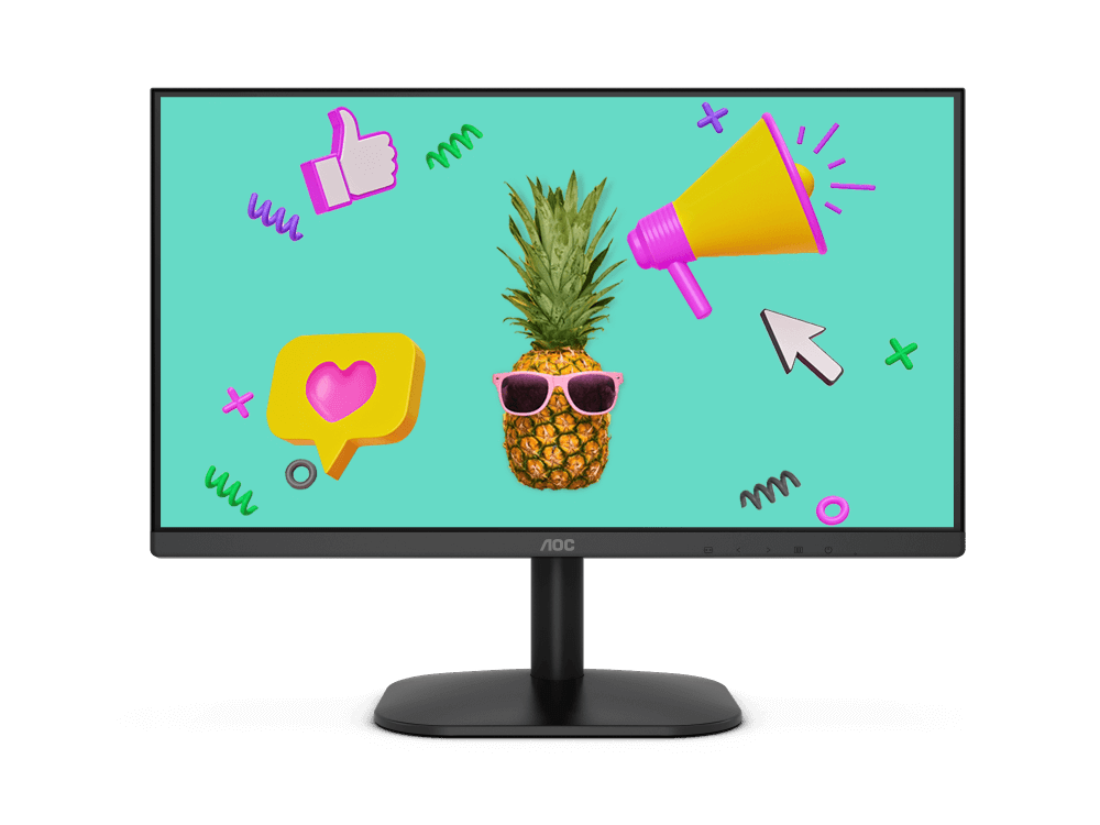 AOC ULTRA SLIM NARROW BORDER LED 21.5” 22B2HN