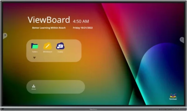 VIEWSONIC VIEWBOARD 50-5 Series Multi-User 4K INTERACTIVE DISPLAY 86" IFP8650-5