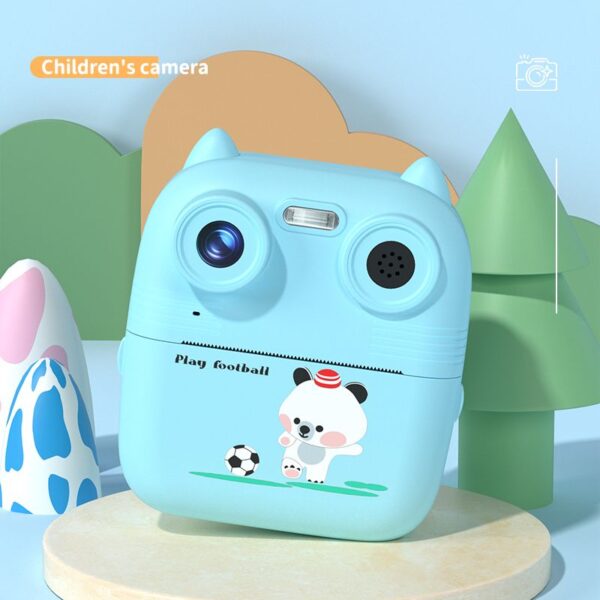 D8s Childrens Time Front/back Rear Dual lens Kids Hd Digital Print Camera 1080p 48mp Purple and Pink