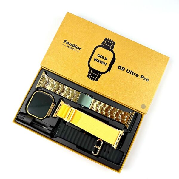 NEW G9 ULTRA PRO GOLD COLOR EDITION SERIES 9 SMART WATCH