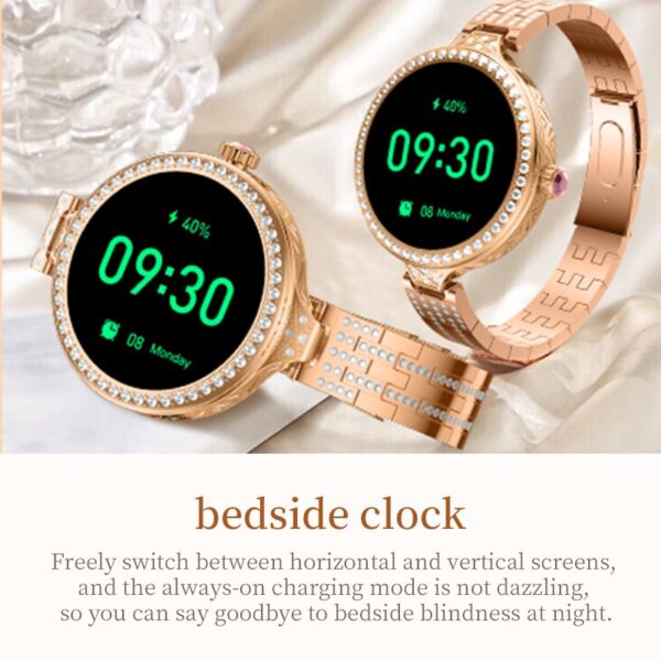 Hw16-chatgpt Long Battery Life 1.27 Inch Display Mini Smartwatch For Women, Nfc, Bt Call, Voice Assistant, With Wearfit Pro App - Image 3
