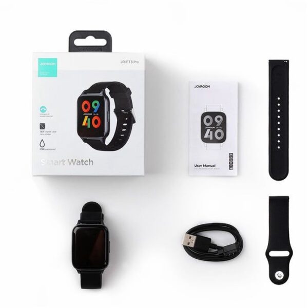 Joyroom-Ft3 Pro Fit-Life Series Smart Watch (Answer/Make Call)-Dark With Smart-Time Pro App - Image 4