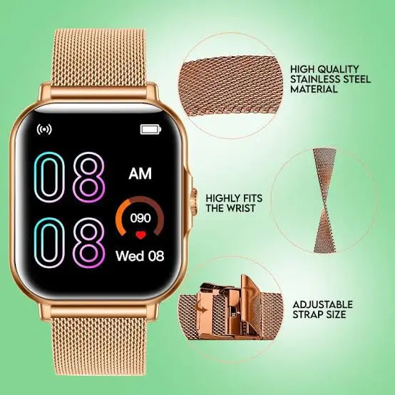 Joyroom-Ft5 Pro Fit-Life Series Smart Watch (Answer/Make Call)- With Smart-Time Pro App Roze Gold - Image 4