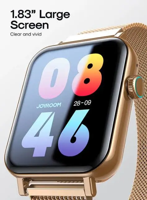 Joyroom-Ft5 Pro Fit-Life Series Smart Watch (Answer/Make Call)- With Smart-Time Pro App Roze Gold - Image 3