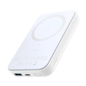 JOYROOM JR-W020 Magnetic Wired + Wireless 2-In-1 Design Wireless Power Bank 10000MAH