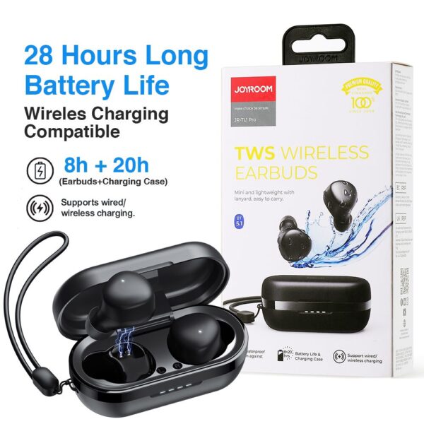 JOYROOM TL1 PRO TRULY STEREO WATERPROOF WIRELESS EARPHONES - Image 2
