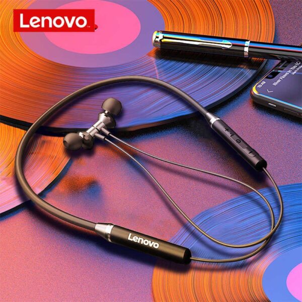 LENOVO HE05X II BLUETOOTH 5.0 EARPHONES HIFI MAGNETIC NECKBAND HEADSET