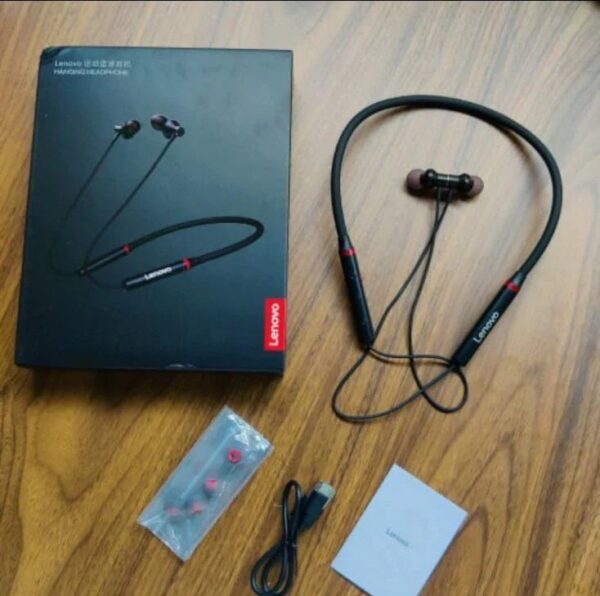 LENOVO HE05X II BLUETOOTH 5.0 EARPHONES HIFI MAGNETIC NECKBAND HEADSET - Image 2