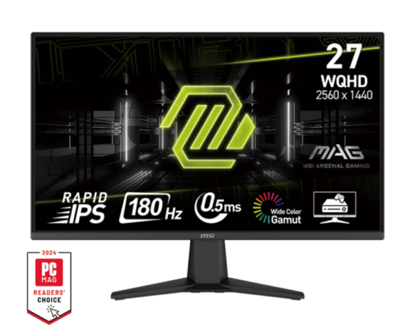 MSI MAG 275QF ( IPS Panel, Res: 2560x1440, 180Hz, 0.5ms GTG, Adaptive - Sync) 2K