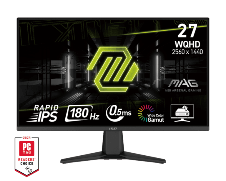 MSI MAG 275QF ( IPS Panel, Res: 2560x1440, 180Hz, 0.5ms GTG, Adaptive - Sync) 2K