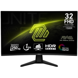 MSI MAG 32C6X (VA Panel, Res: 1920x1080, 250Hz, 1ms MPRT, Adaptive - Sync, ) CURVED