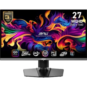 MSI  MPG 271QRX QD (OLED Panel, Res: 2560x1440, 360Hz, 0.03ms GTG, Free - Sync ) 2K