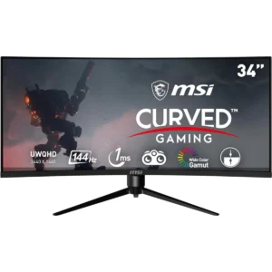 MSI  MAG342CQR (VA Panel, Res: 3440 x 1440, 144Hz, 1ms MPRT, Adaptive - Sync ) CURVED