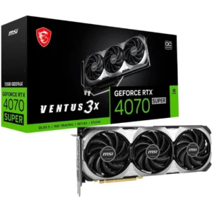 MSI GeForce RTX 4070 SUPER 12G VENTUS 3X OC Graphic Card
