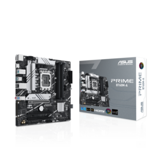 Intel® B760 (LGA 1700) mATX motherboard with PCIe 4.0, DDR5, two M.2 slots, Realtek 2.5Gb Ethernet, DisplayPort, Dual HDMI™, SATA 6 Gbps, rear USB 3.2 Gen 2, front USB 3.2 Gen 1 Type-C®, Aura Sync