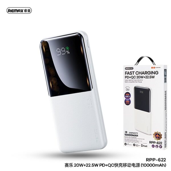 Remax Rpp-622 20w+22.5w Pd+Qc Fast Charge Power Bank 10000mah - Image 2