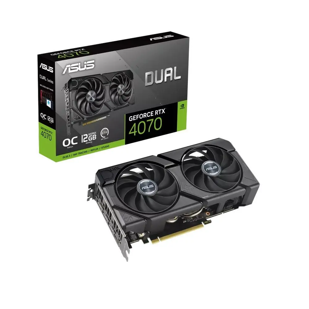 asus dual geforce rtxtm 4070 evo oc edition 12gb gddr6x pakistan Hcom Distributors
