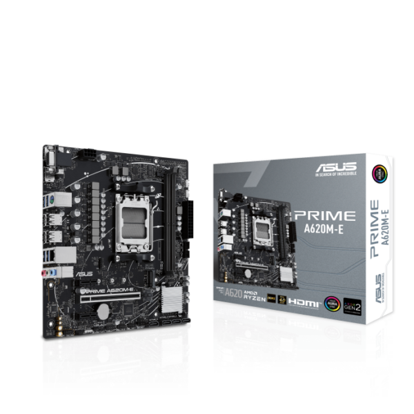 Asus Prime A620M-E DDR5 AMD AM5 microATX Motherboard