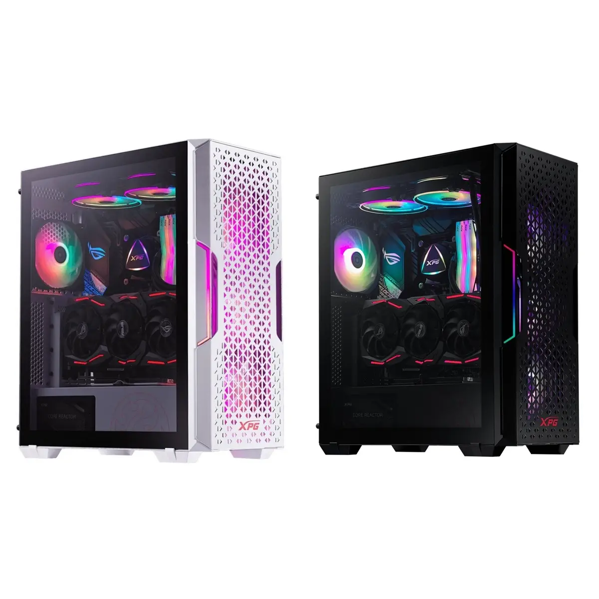 XPG Starker Air Mid-Tower ATX Case with 1 + 1x XPG Vento ARGB 120 Fan Pre-installed 1 XPG Starker Air Mid-Tower ATX Case with 1 + 1x XPG Vento ARGB 120 Fan Pre-installed