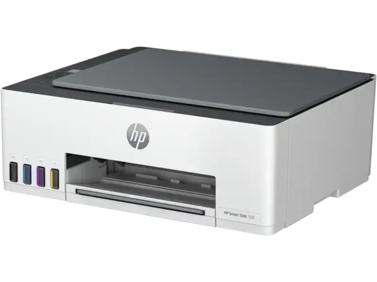 HP Smart Tank MFP 520 PRINTER / COPIER / SCANNER Up to 12/5 ppm 64MB RAM Duty Cycle Monthly 3,000 Pages