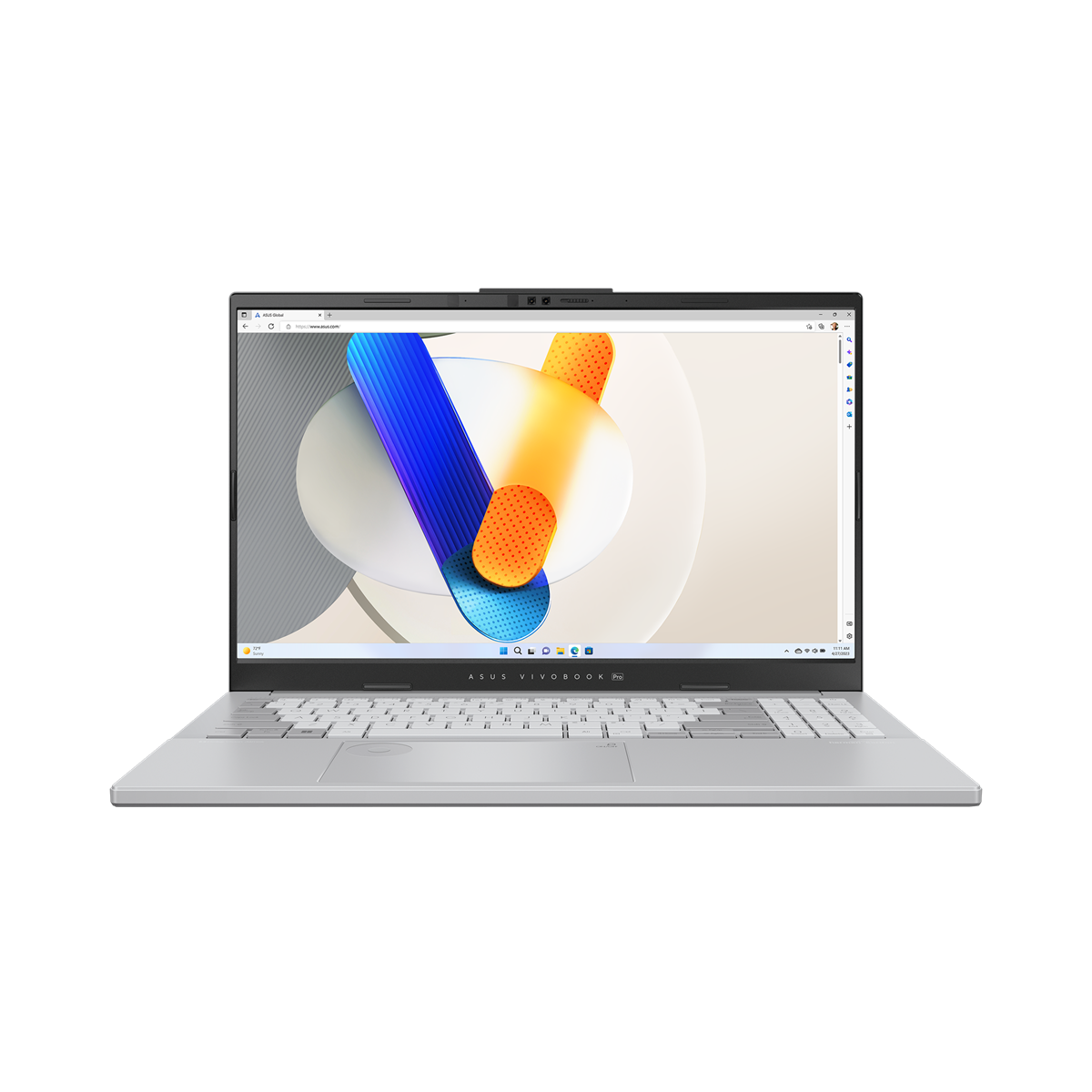 Asus Vivobook Pro15 N6506MU-MA029 Ultra 7 155U 16GB 1TB SSD 15.6 OLED Nvidia 6GB RTX 4050 GDDR6 Backlit Keyboard Dos Silver - (Offical Warranty)
