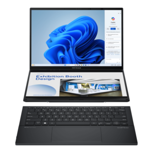 Asus Zenbook Duo UX8406MA-PZ044W Intel Core Ultra 7-155H 16GB 1TB SSD 14 3K OLED Win11 Touch with Bag & Stylus Pen Inkwell Grey- (Official Warranty)