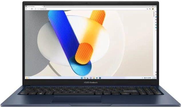 Asus Vivobook X1504VA 13th Gen Core i3-1315U, 4GB DDR4, 512GB SSD, Intel Iris Xe Graphics, 15.6" FHD 60Hz, DOS