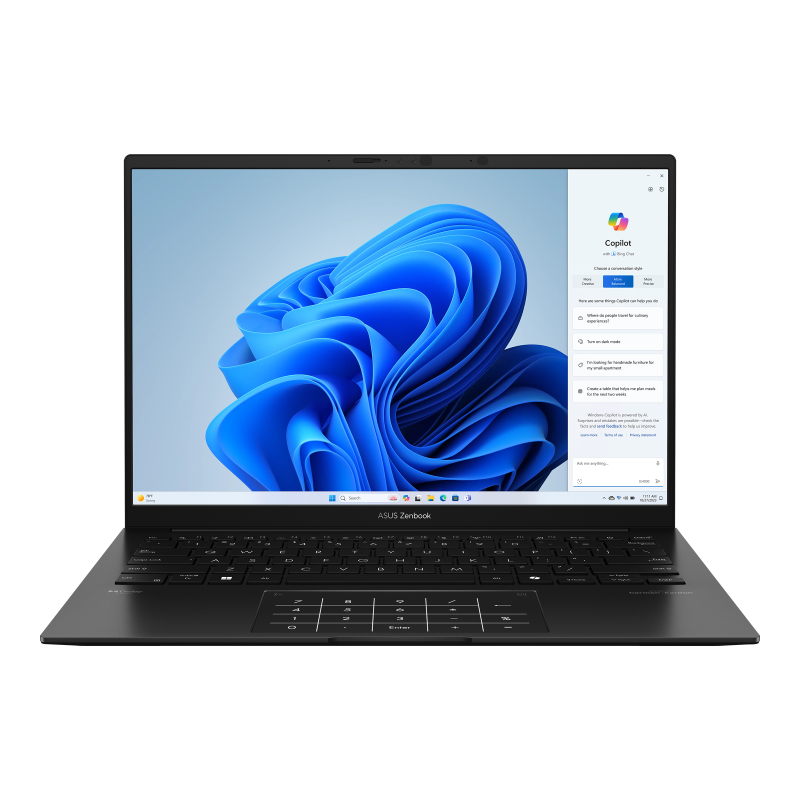 Asus Zenbook 14 UM3406HA-QL096 AMD Ryzen™ 7 8840HS 16GB 1TB SSD 14" WUXGA OLED Touchscreen Display Backlit KB - ASUS Pen Included (Official Warranty)