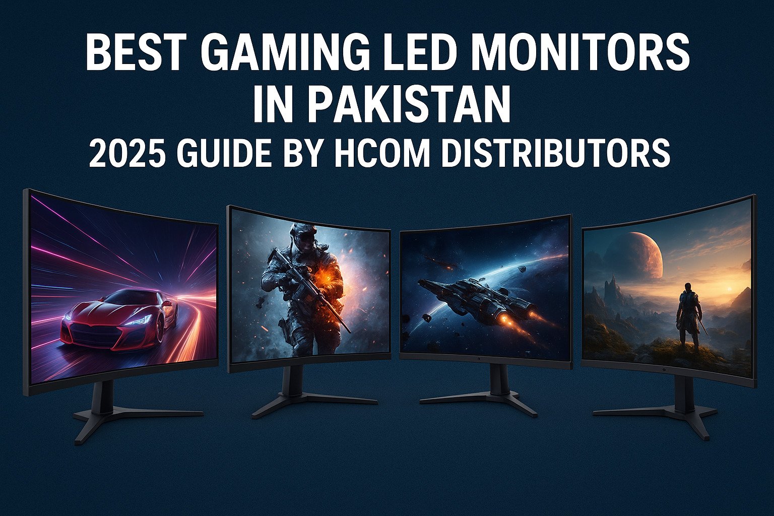 Best Gaming LED Monitor in Pakistan 2025 By HCom Distributor