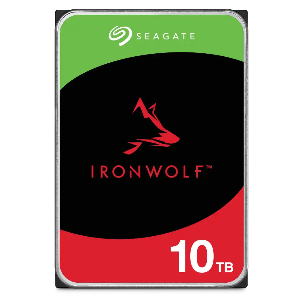 SEAGATE IRONWOLF HDD 10TB 3.5" SATA (2 YEARS)