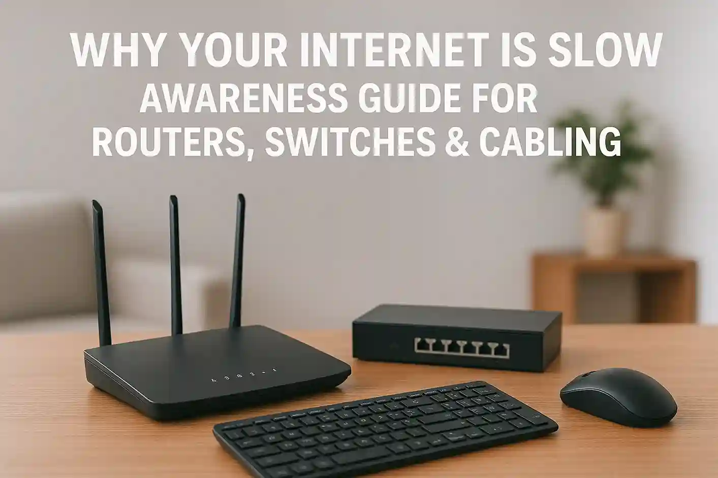 Why Internet Is Slow? Router, Switch & Cabling Guide 2026