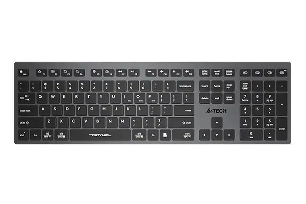 A4tech FBX50C Fstyler Bluetooth & 2.4G Scissor Switch Keyboard, US Layout