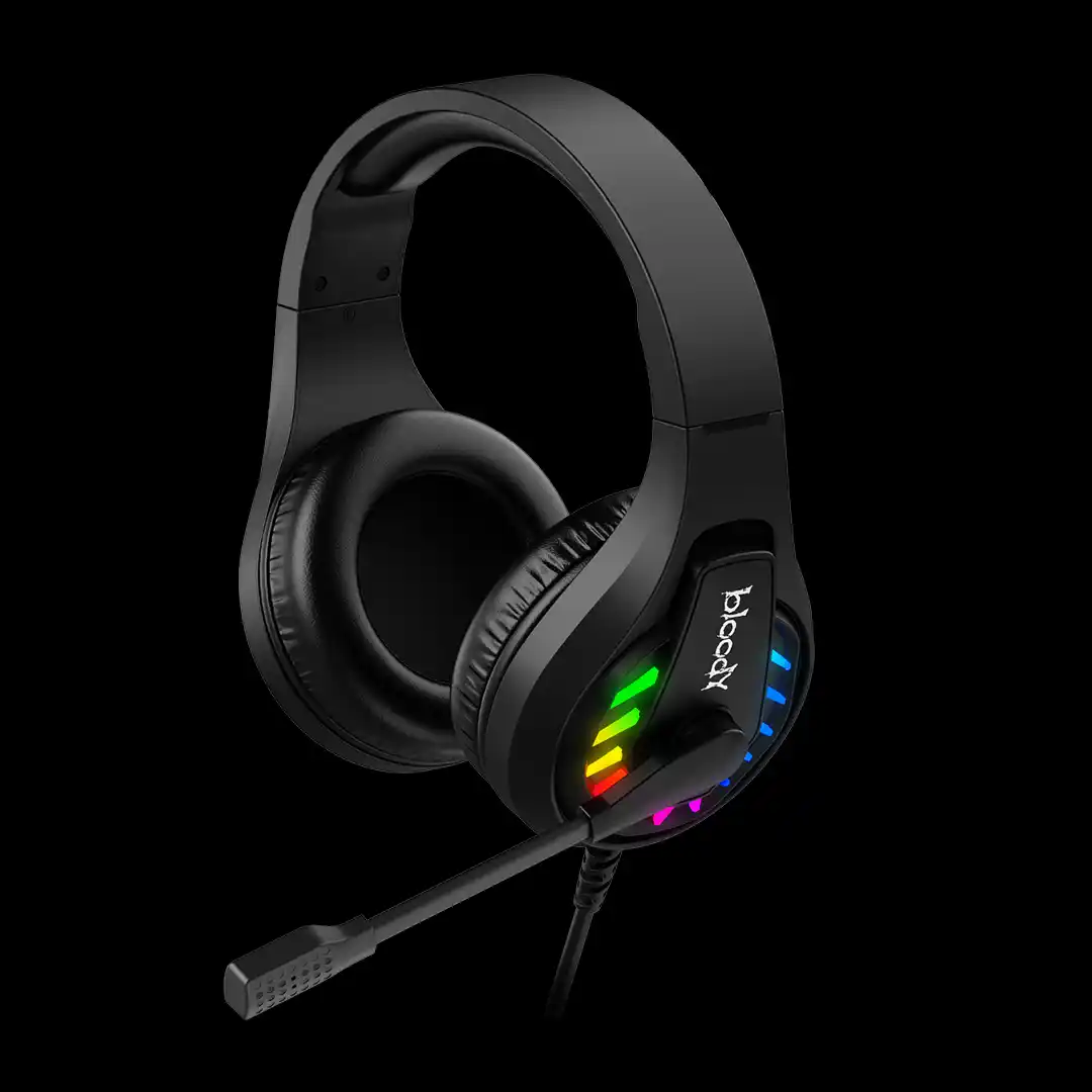 Bloody G230 Virtual 7.1 Surround Sound RGB Gaming Headphone USB Black 1 rgb gaming headphone
