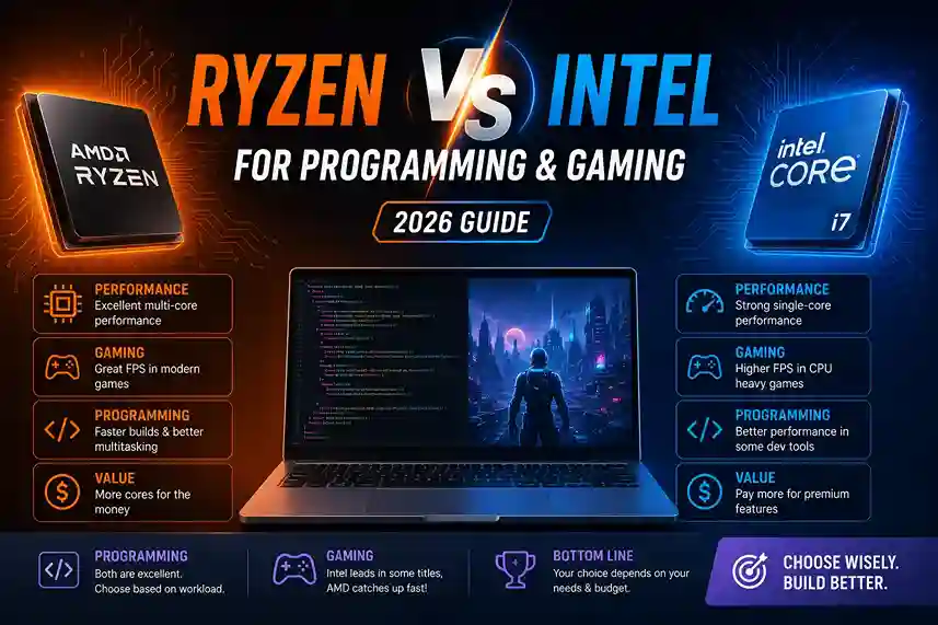Ryzen vs Intel for Programming & Gaming | 2026 Guide 2 ryzen vs intel