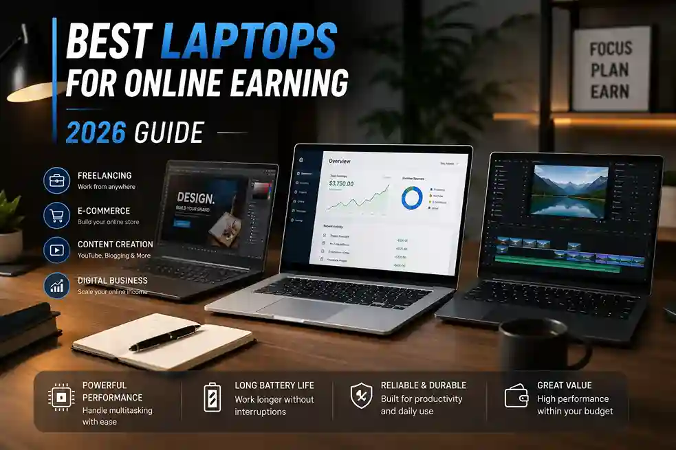 Best Laptops for Online Earning in Pakistan | 2026 Guide 2 laptops for online earning