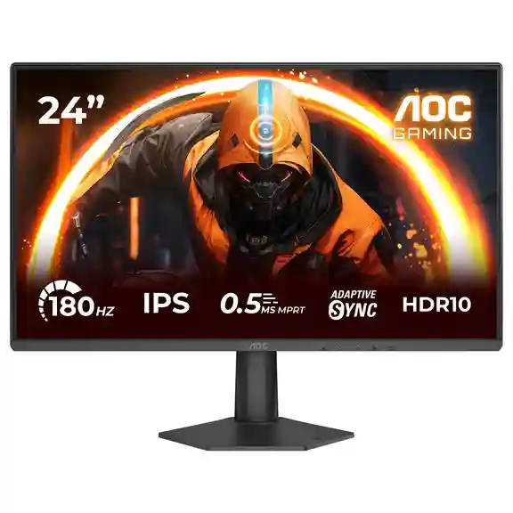 AOC FRAMELESS ESPORTS GAMING LED 23.8" 24G50F (4ms GtG, 0.5ms MPRT, IPS, 180Hz, FHD (1920x1080) 1 AOC 24G50F 24 inch